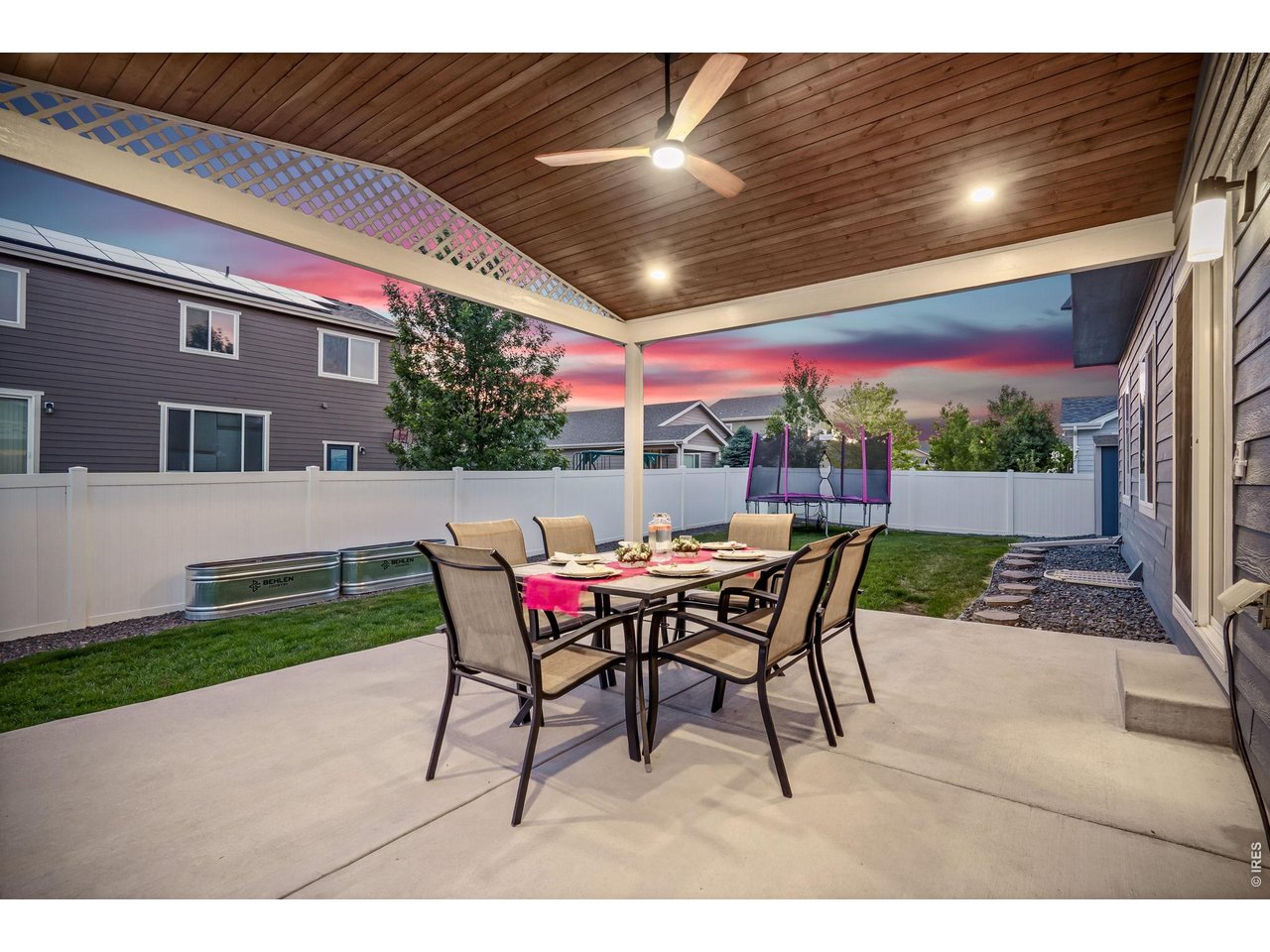 7001 Sumner Street Wellington, CO 80549 - Photo 5 of 40 Enjoy beautiful sunsets on the patio.