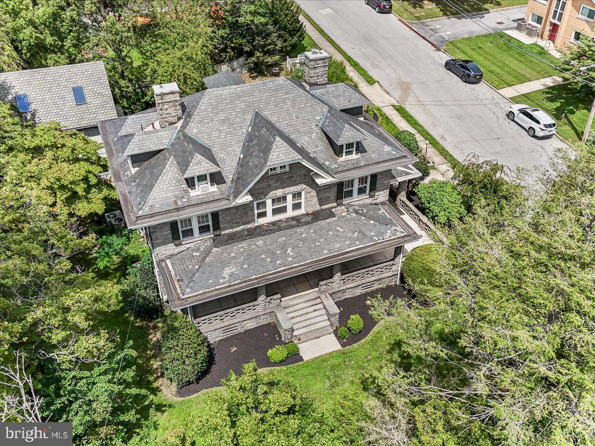 503 West State Street Kennett Square, PA 19348 - Photo 54 of 76 an aerial view of a house with a garden