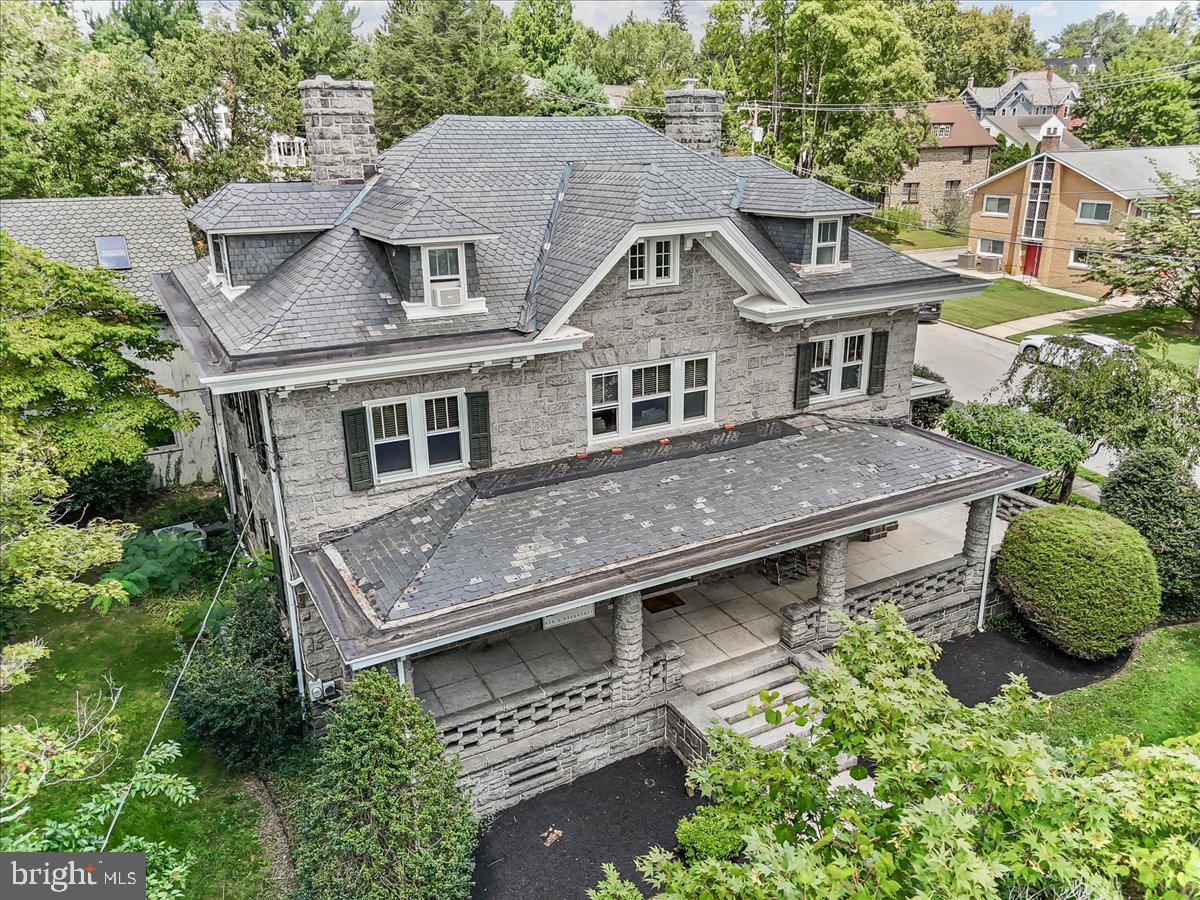 503 West State Street Kennett Square, PA 19348 - Photo 55 of 76 a aerial view of a house with a garden and plants