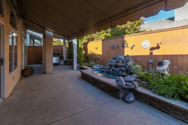 a view of outdoor seating area