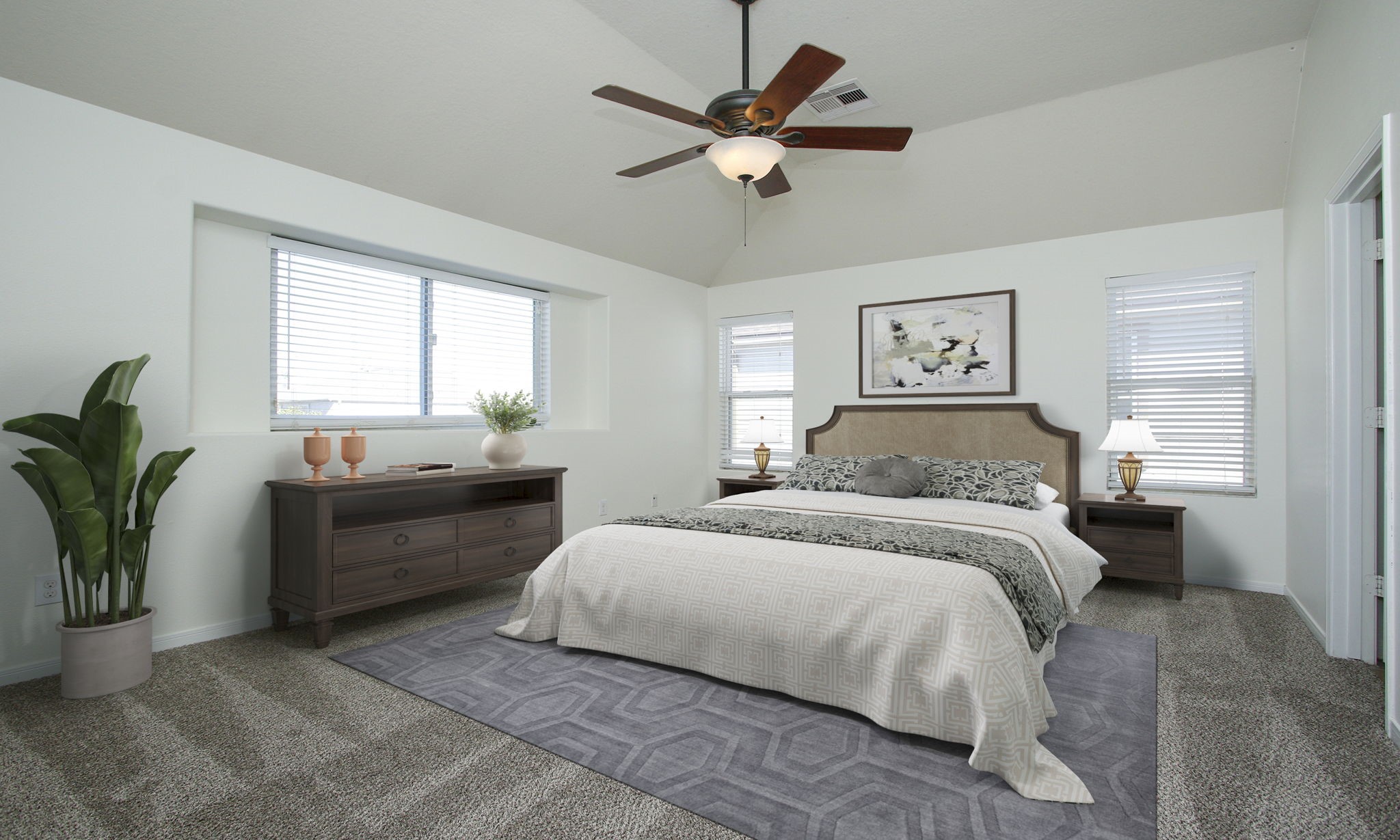 9812 Expedition Trail Conroe, TX 77385 - Photo 30 of 37 a bedroom with a large bed and a window