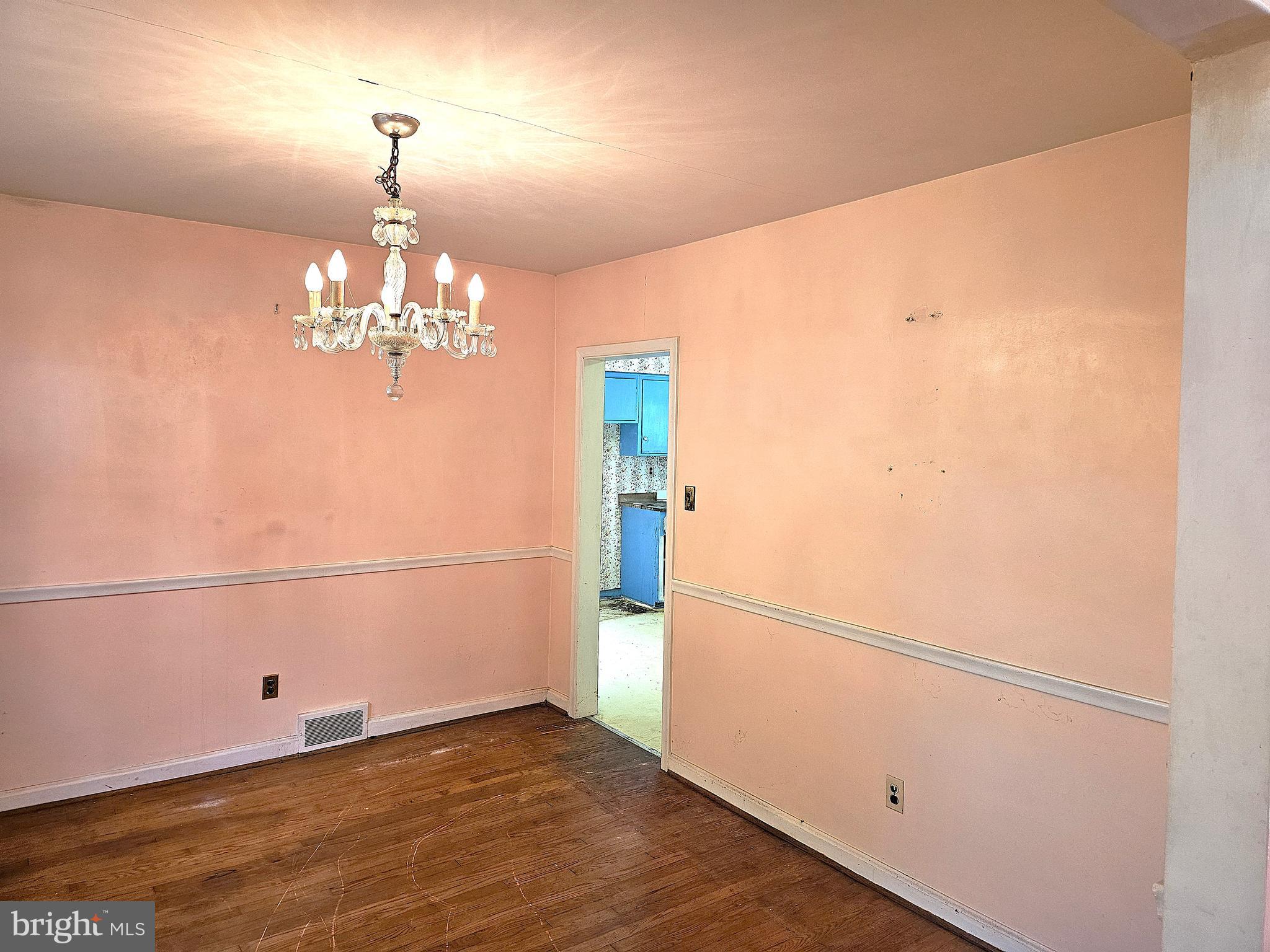 4404 Miller Road Wilmington, DE 19802 - Photo 11 of 17 a view of a chandelier in an empty room