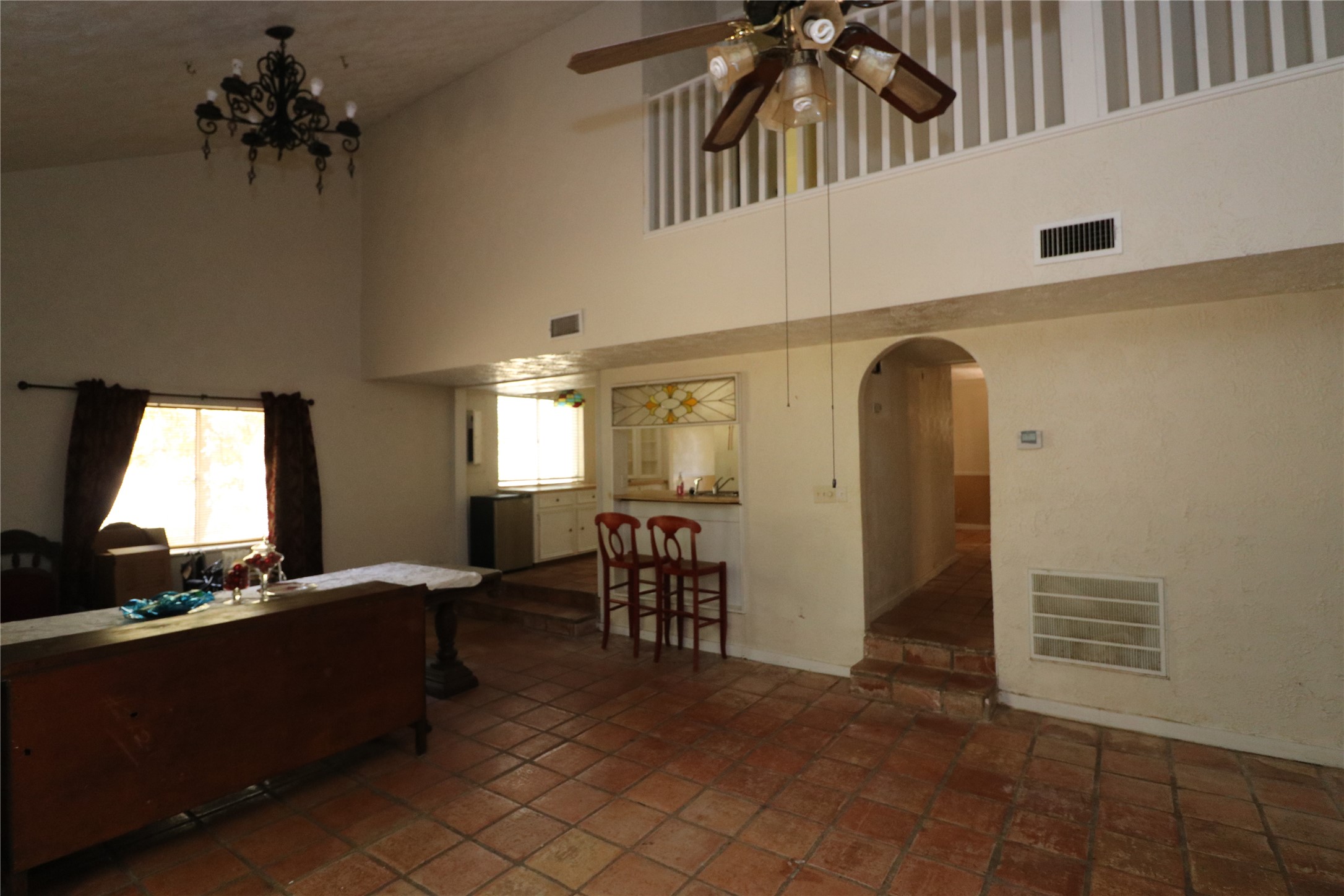 20 Ranchero Road College Station, TX 77845 - Photo 9 of 31 View back to kitchen and of upstairs catwalk
