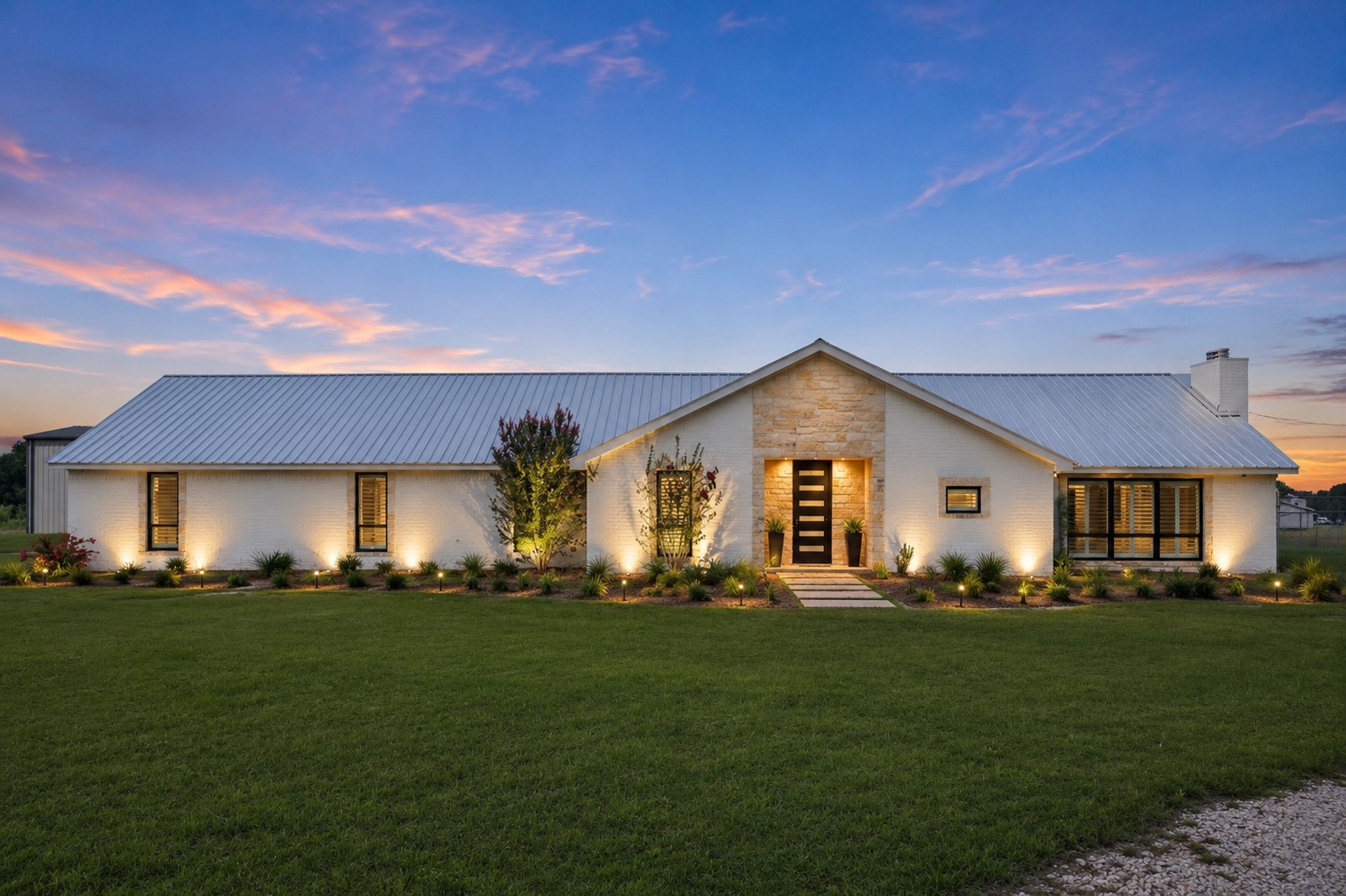 1589 County Road 252 Anderson, TX 77830 - Photo 1 of 50 a front view of house with a garden and yard