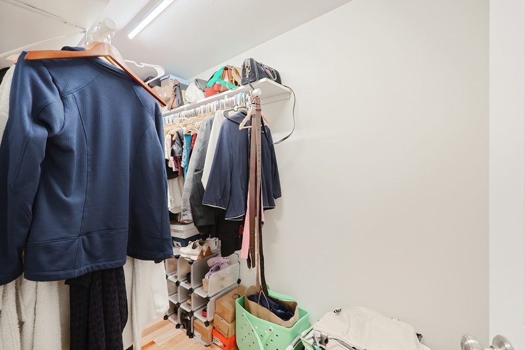 321 Shears Street Wrentham, MA 02093 - Photo 24 of 39 a view of walk in closet with clothes and shoes