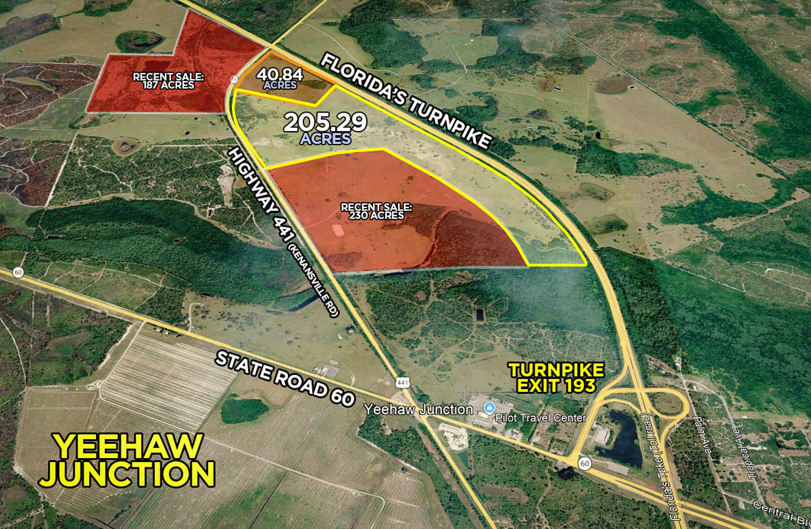 5151 South Kenansville Road Okeechobee, FL 34972 - Photo 2 of 31 02-Aerial Map