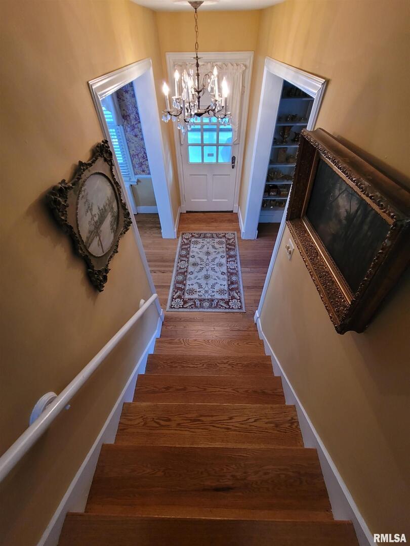 321 West Boone Street Salem, IL 62881 - Photo 31 of 46 a view of entryway with wooden floor