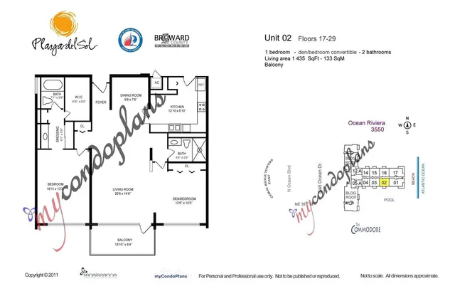 $3,800 | 3500 Galt Ocean Drive, Unit 1802, Fort Lauderdale, FL 33308