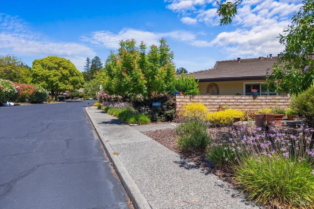 442 Las Casitas Court, Unit A Santa Rosa, CA 95403 - Photo 33 of 33 a view of a swimming pool with a house in the background