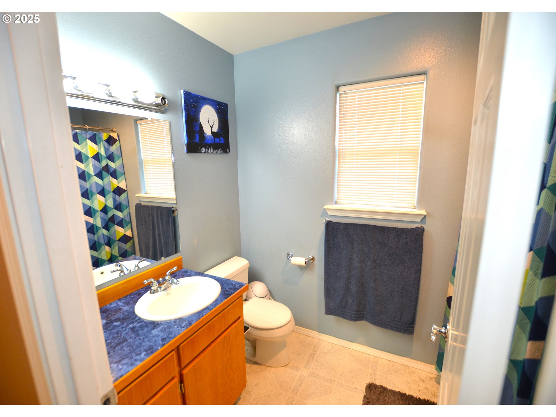 1616 Southwest 2nd Street Pendleton, OR 97801 - Photo 16 of 23 a bathroom with a granite countertop sink toilet and shower