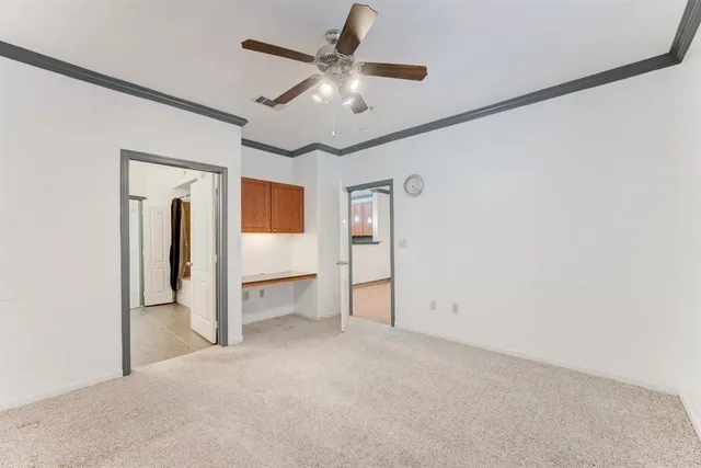 a view of an empty room