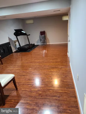 view of an empty room with a window