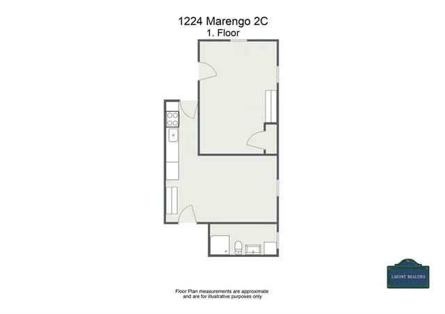 $1,400 | 1224 Marengo Street, Unit 2C, New Orleans, LA 70115