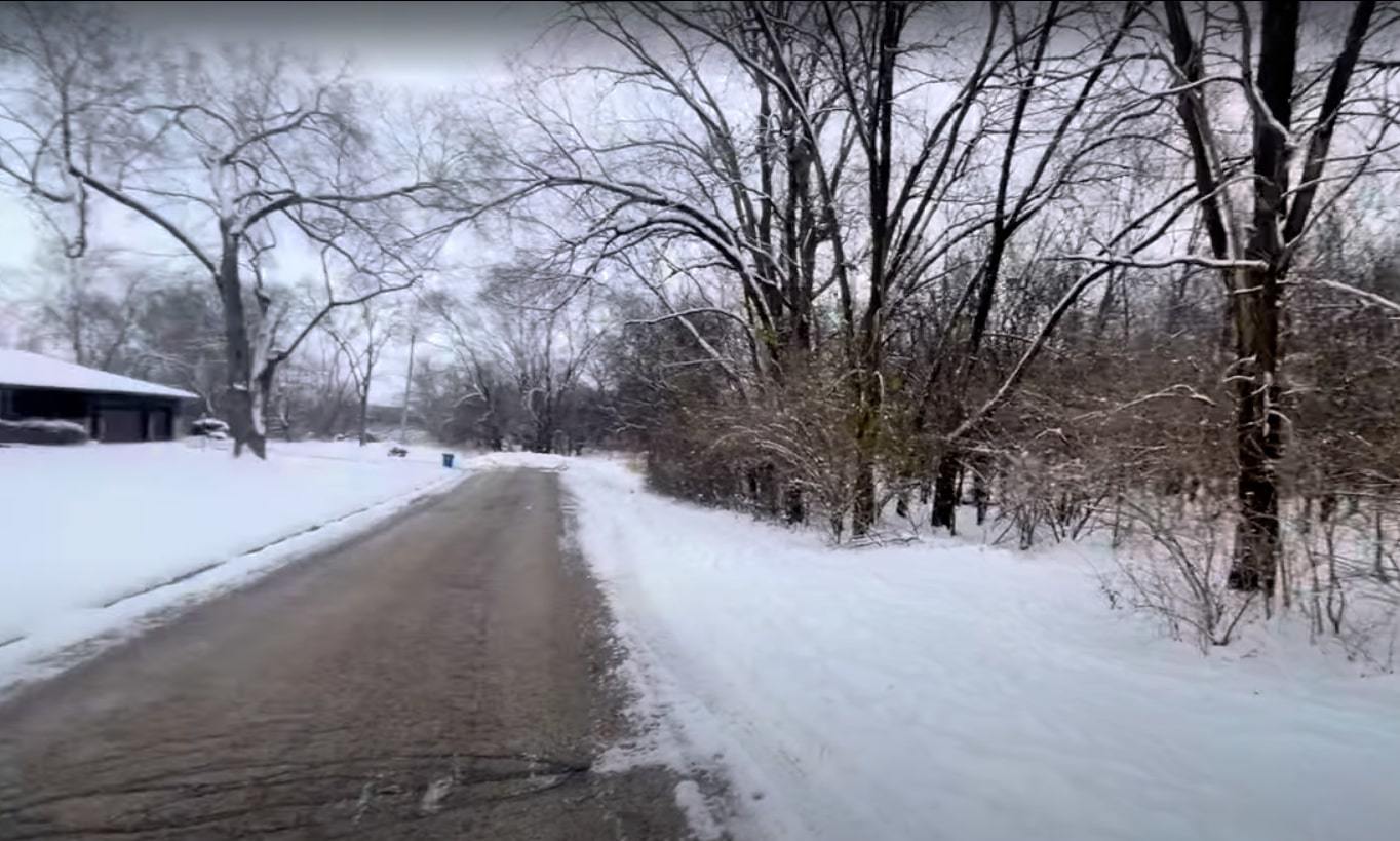 Vacant Heiden Avenue Crest Hill, IL 60403 - Photo 7 of 11 a view of snow on the road