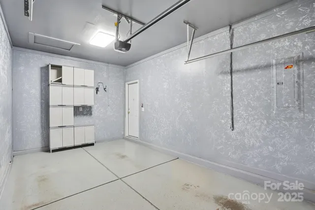 a view of a room with an empty space