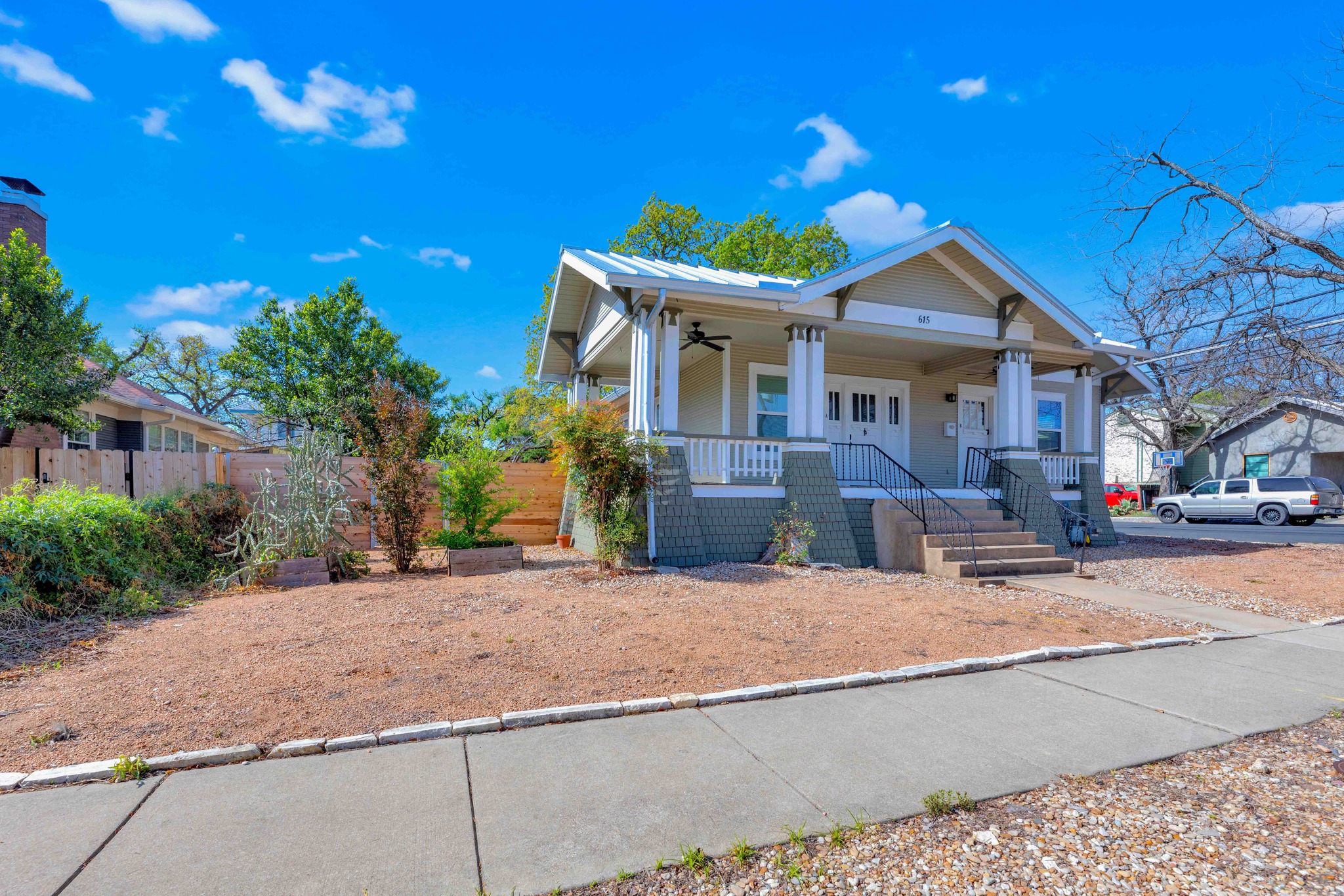 615 West 33rd Street, Unit B Austin, TX 78705 - Photo 1 of 1 a view of a house with a patio