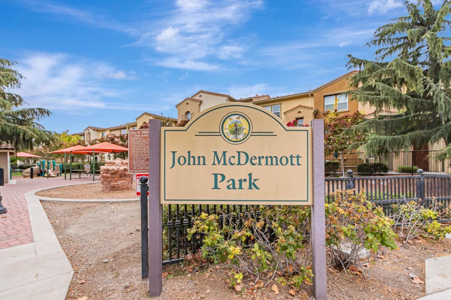 1103 Vida Larga Loop Milpitas, CA 95035 - Photo 44 of 44 a sign on the side of a building