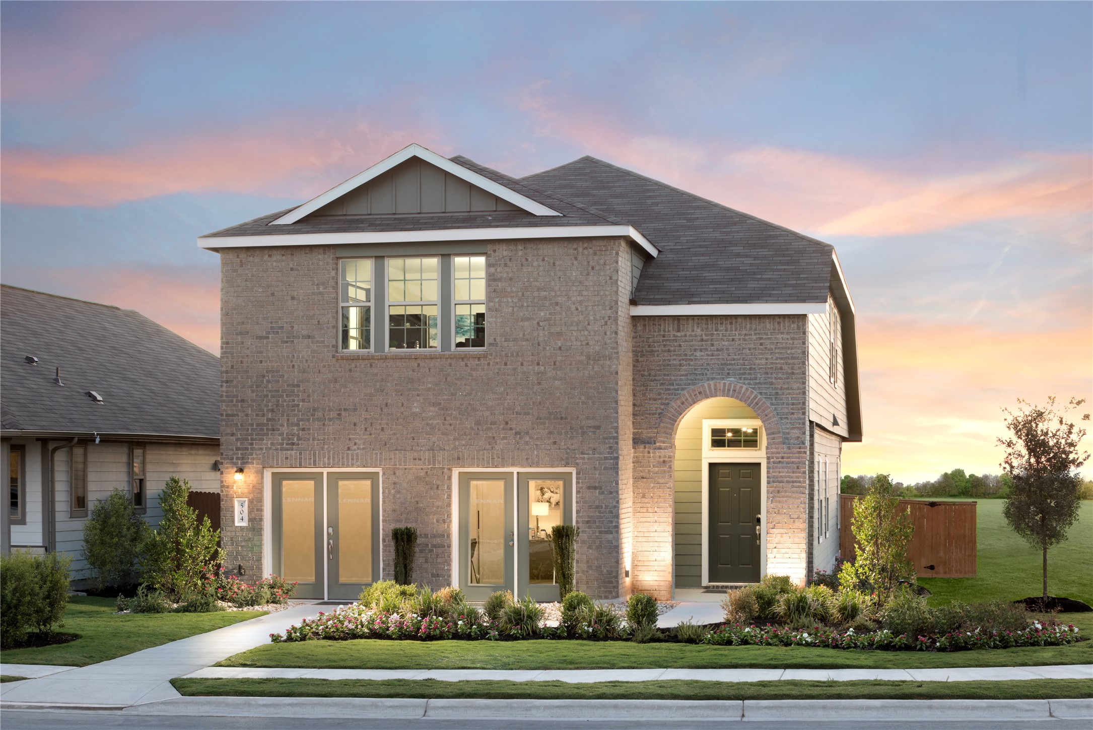 1306 Hermosa Gardens Georgetown, TX 78628 - Photo 4 of 16 a front view of house with yard