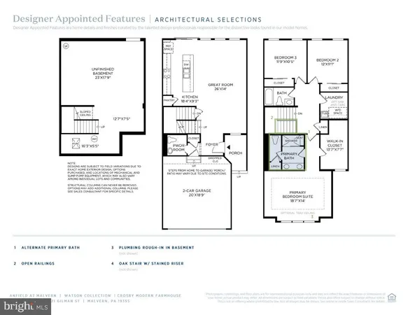 $635,418 | 612 Kemlyn Road, Unit HOMESITE 187, Malvern, PA 19355