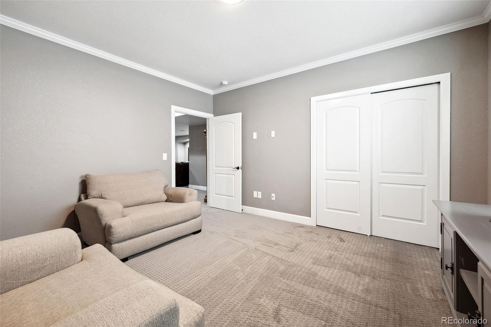 156 Chapel Hill Circle Brighton, CO 80601 - Photo 42 of 48 a living room with furniture and white walls