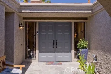 a view of entrance door of the house