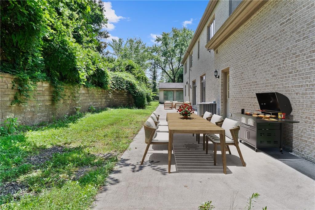 1060 Fox Chapel Road Pittsburgh, PA 15238 - Photo 45 of 50 private back patio—ideal for outdoor seating and entertaining