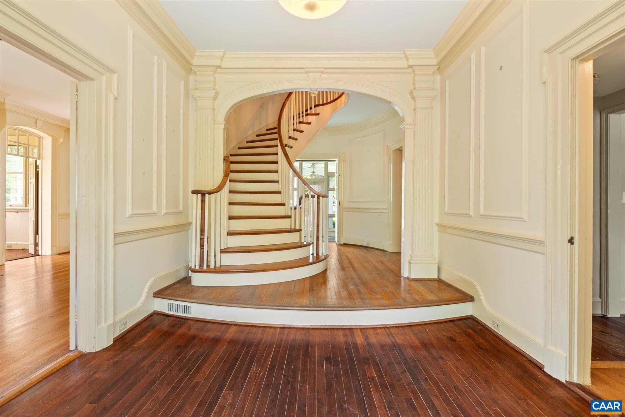 2001 Thomson Road Charlottesville, VA 22903 - Photo 7 of 54 a view of entryway with wooden floor