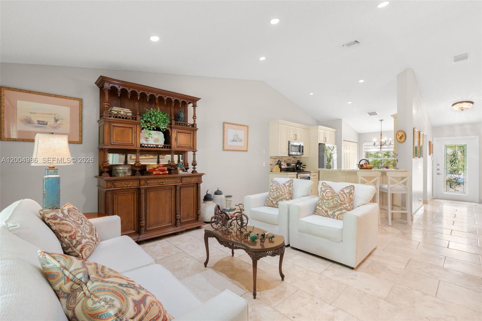 4108 Pine Ridge Lane Weston, FL 33331 - Photo 14 of 37 a living room with furniture and a large window