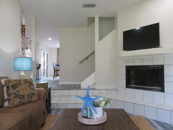 a view of outdoor space and deck