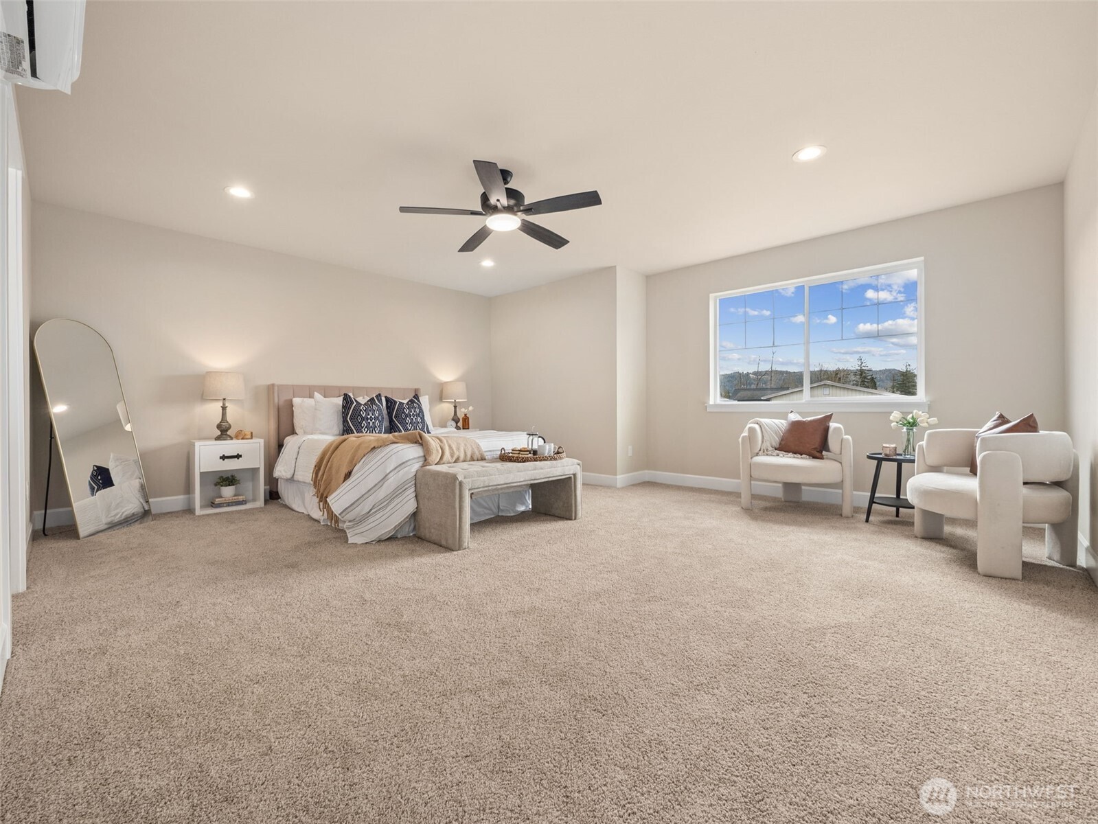 1742 Fieldcrest Place Buckley, WA 98321 - Photo 11 of 27 a living room with furniture and a ceiling fan