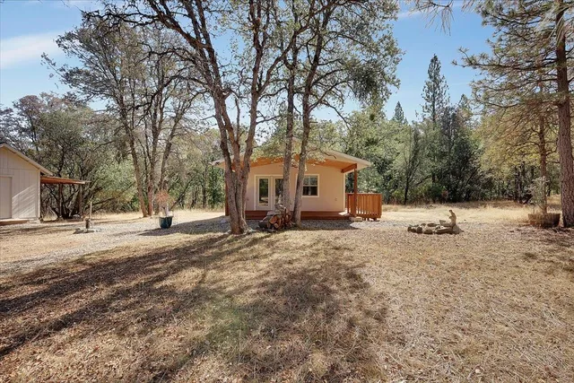 a view of a covered with snow in the front of the house