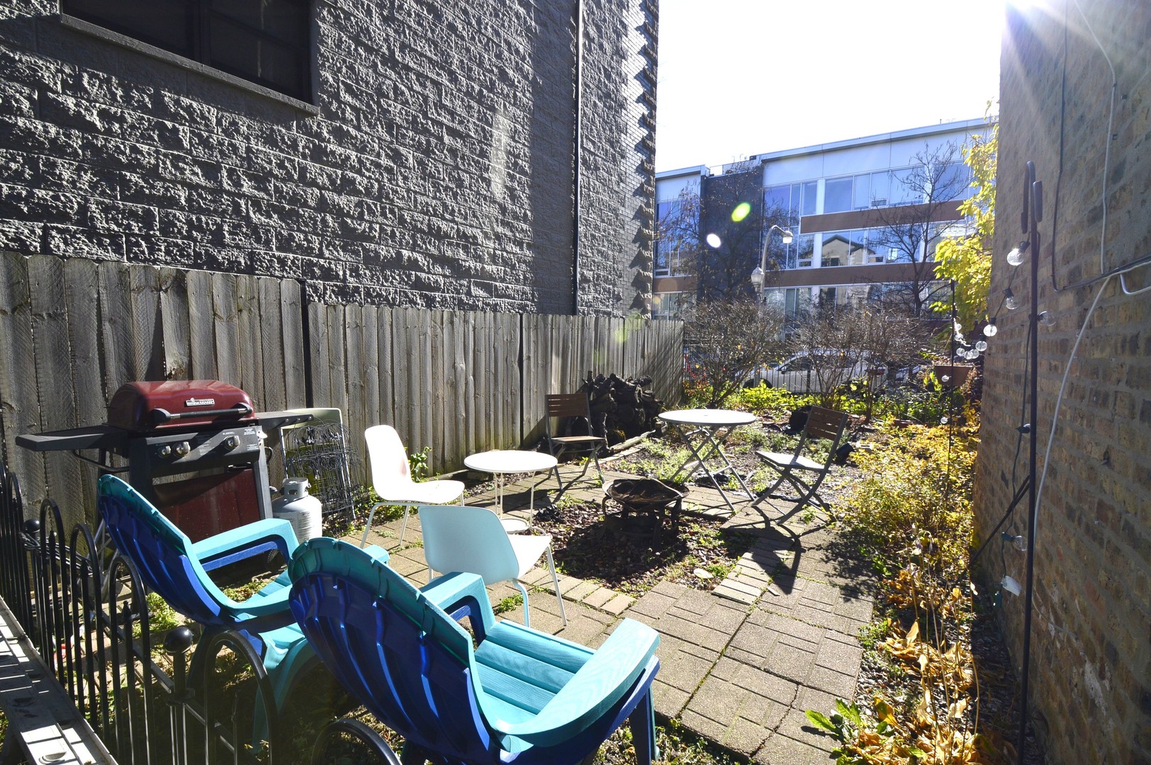 1924 West Crystal Street, Unit 3 Chicago, IL 60622 - Photo 13 of 13 a view of a chairs and table in patio