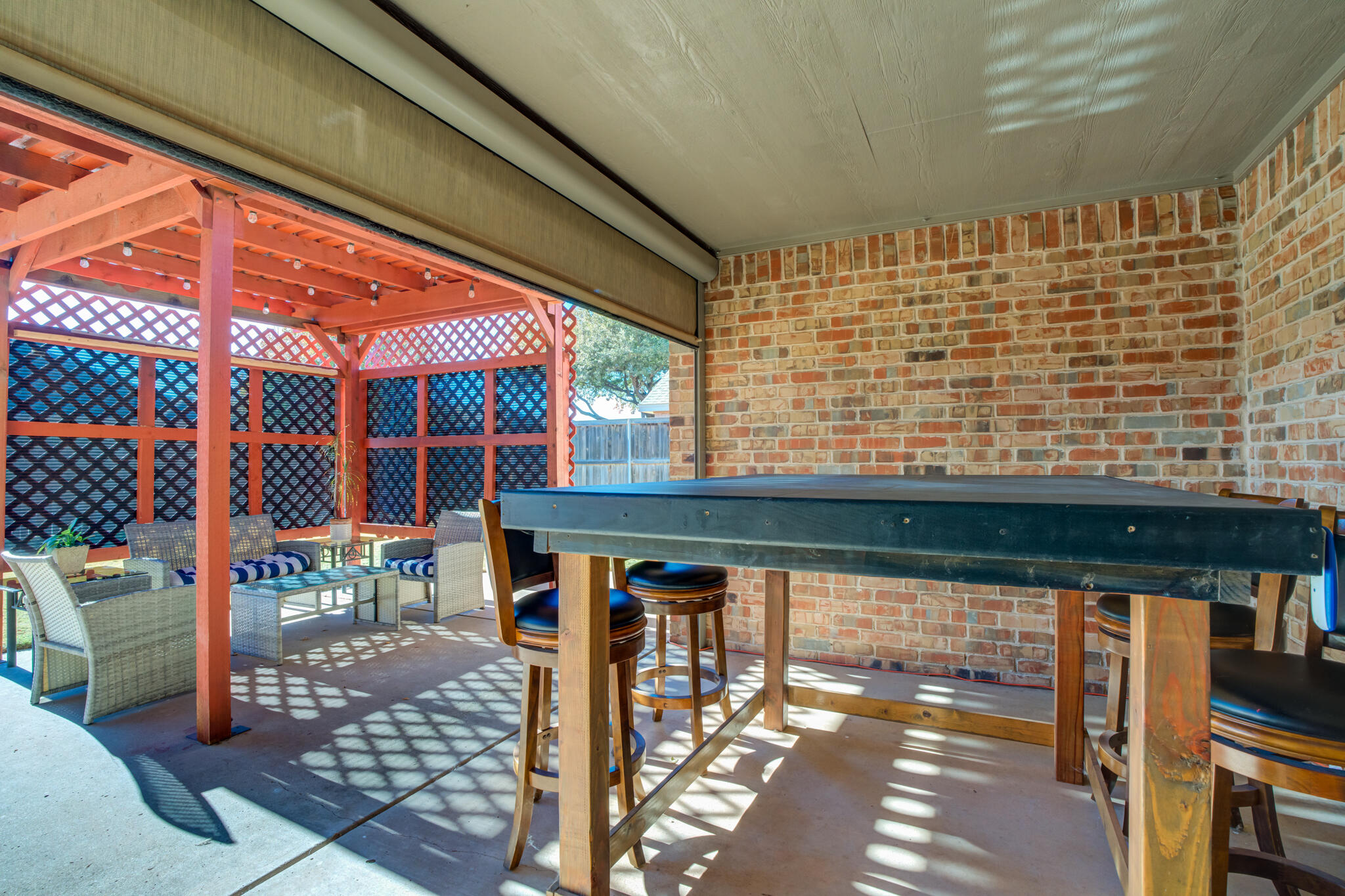 4707 106th Street Lubbock, TX 79424 - Photo 47 of 51 a view of balcony with wooden floor