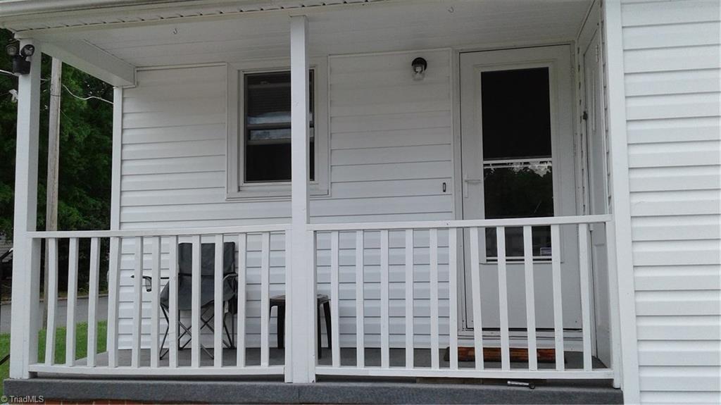 Covered back porch