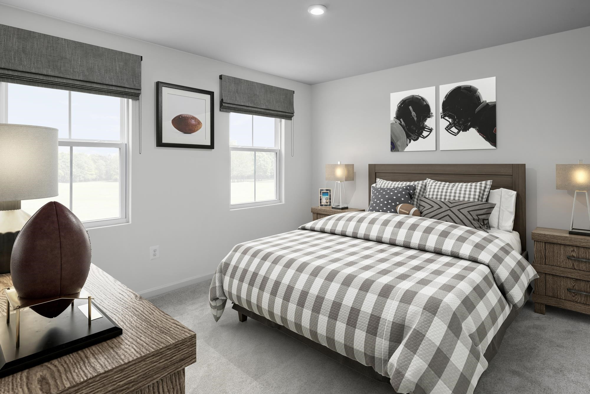 117 Bark Way Angier, NC 27501 - Photo 8 of 13 a bedroom with a bed and window