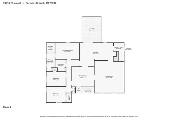 $390,000 | 13533 Charcoal Lane, Farmers Branch, TX 75234