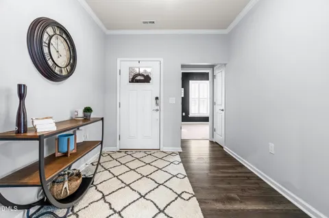 a very nice looking room with a wooden floor