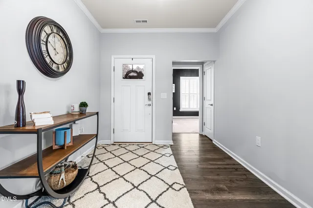 a very nice looking room with a wooden floor