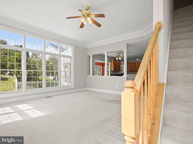 a view of an empty room