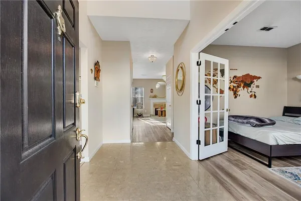 a view of a living room