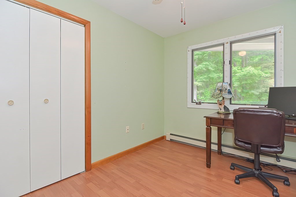 5 Salmon Brook Road Brookfield, MA 01506 - Photo 26 of 37 a view of room with workspace window and wooden floor