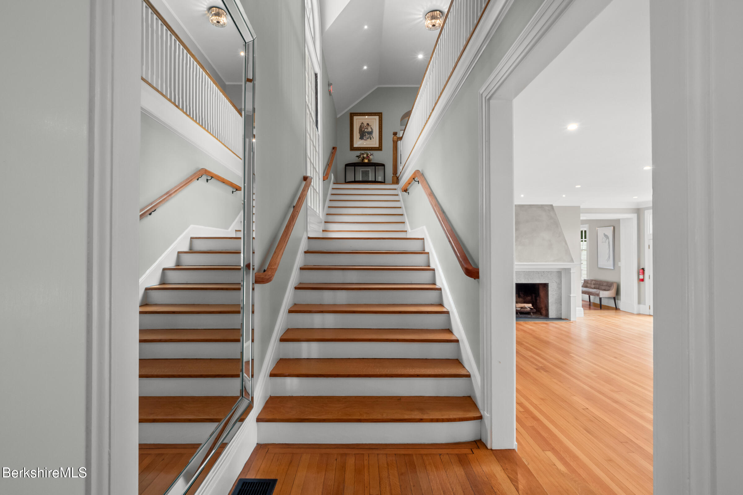 8 Webster Road Tyringham, MA 01264 - Photo 17 of 52 a view of entryway and hall with wooden floor