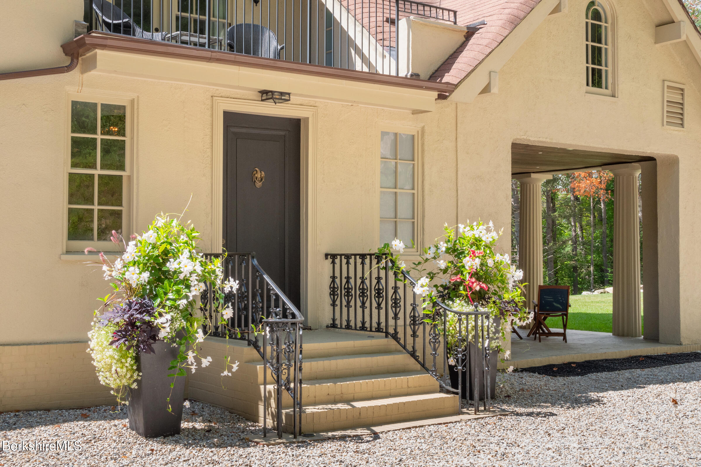 8 Webster Road Tyringham, MA 01264 - Photo 40 of 52 a front view of a house