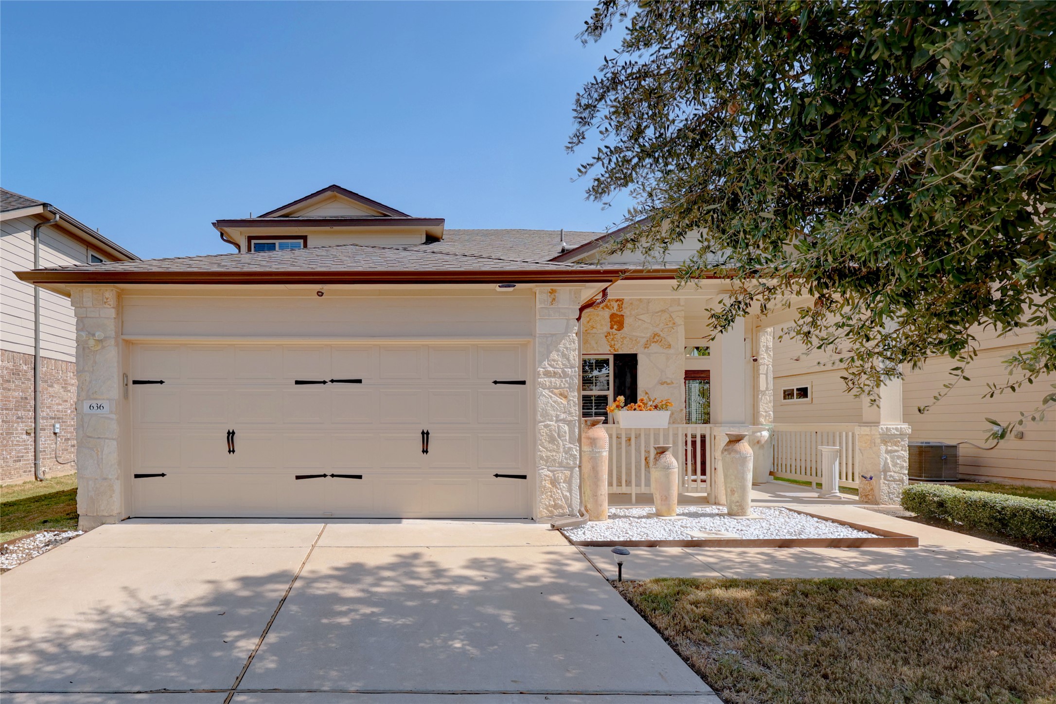 636 Pinnacle Drive Georgetown, TX 78626 - Photo 1 of 1 a front view of a house with a yard