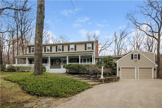 50 Lonetown Road Redding, CT 06896 - Photo 1 of 1 front view of a house with a yard