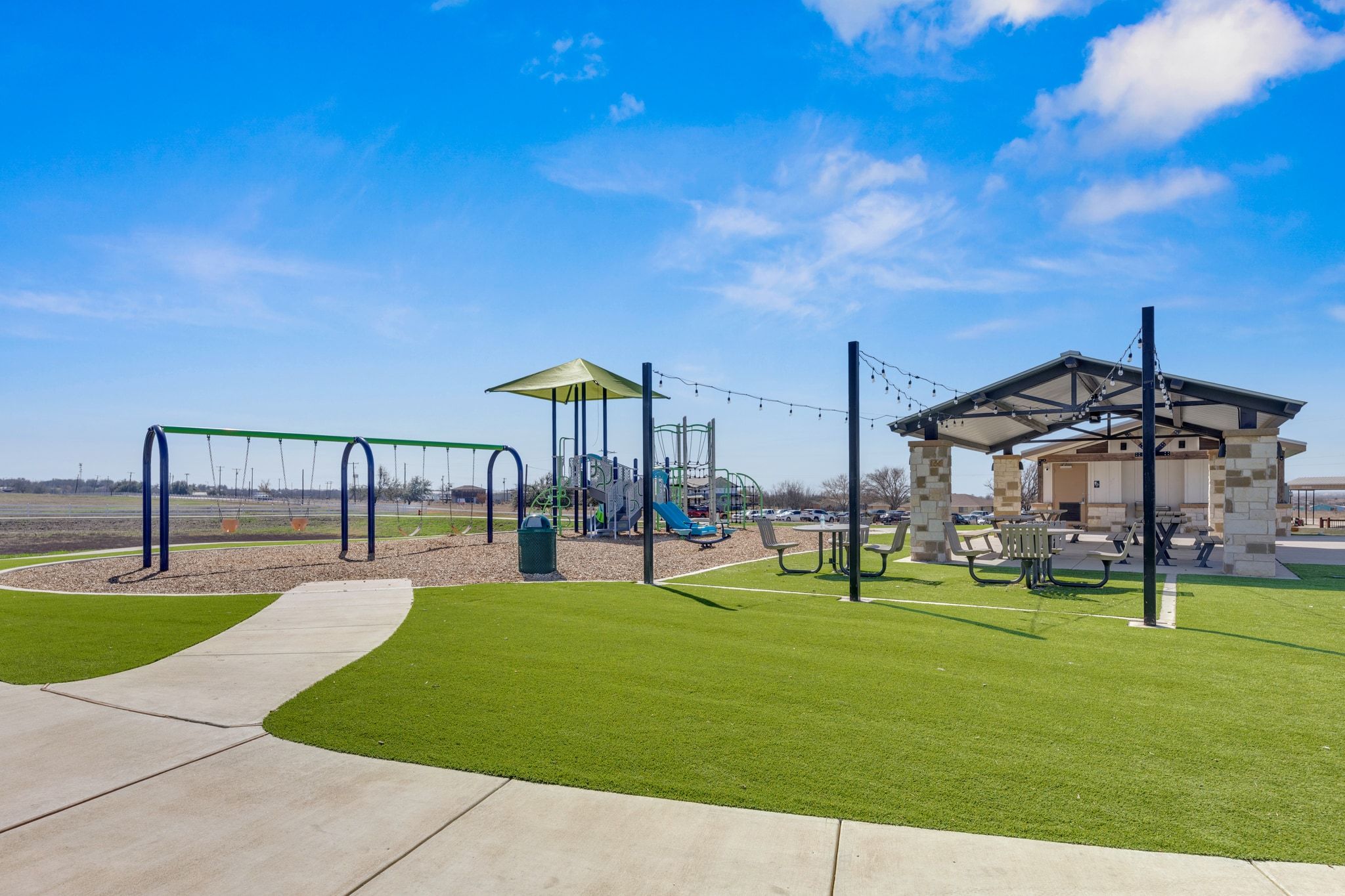 353 Marty Allen Loop Jarrell, TX 76537 - Photo 34 of 34 a view of a swimming pool with a yard