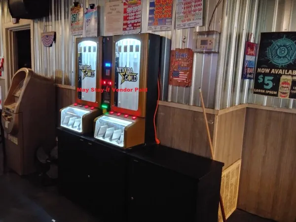 a living room with window and a table