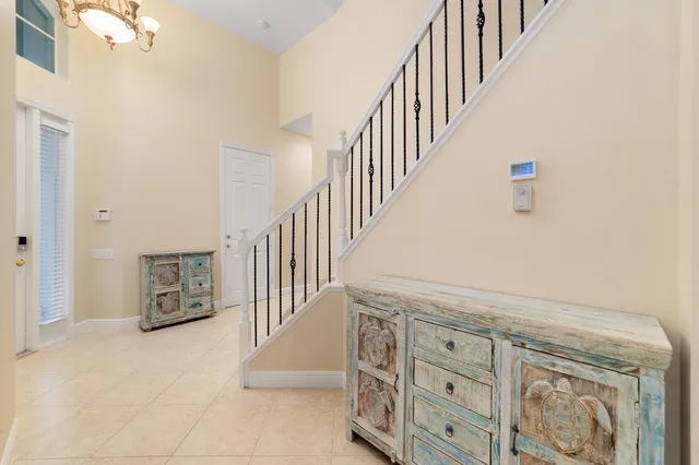 a view of an entryway with staircase