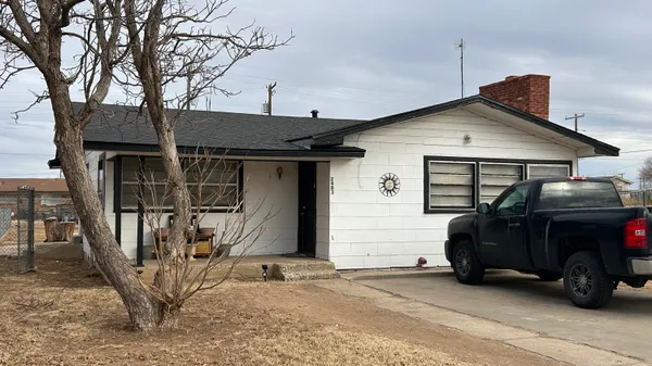 a car parked in front of house