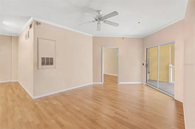 wooden floor in an empty room